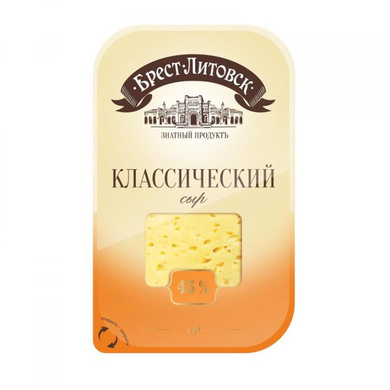 Сыр Классический нарезка 150гр